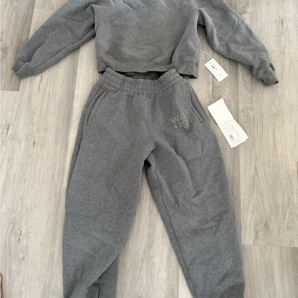 Alexander Wang Gray Crew Neck Sweater